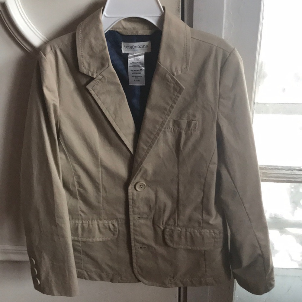 🍀ToughSkins Boys Khaki Jacket 🧥 for Boys☘️